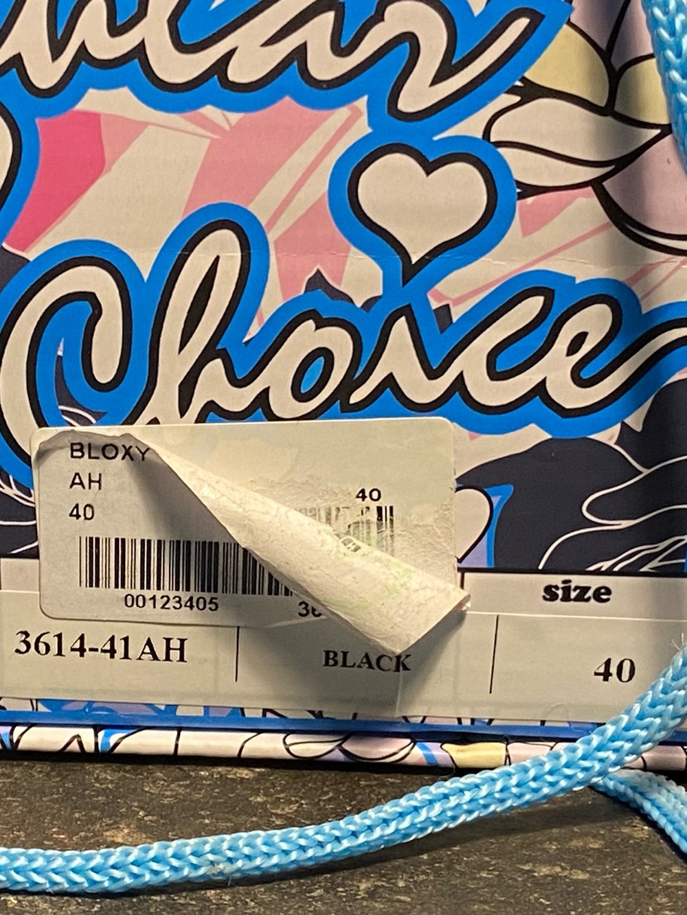 Irregular Choice BLOXY T strap Mary Jane’s, floral,black with bows,in box, 9 - Picture 12 of 13